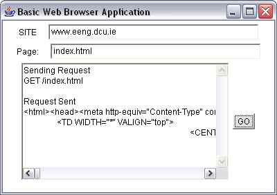 The Basic Web Browser Application