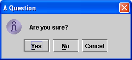 The Confirm Dialog