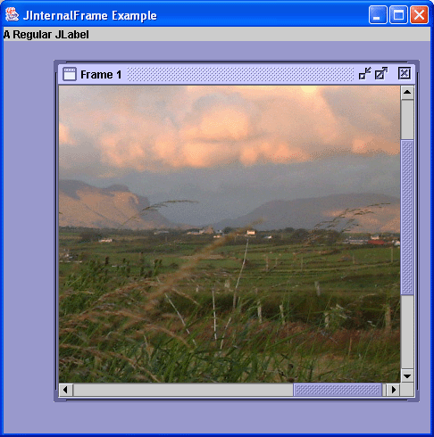 The JInternalFrame Example