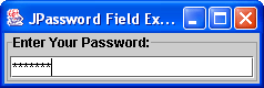 A Password Field Example